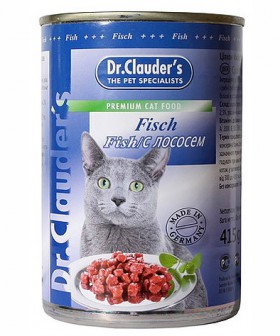 Консервы для кошек с рыбой / Dr. Clauder`s (Германия)
