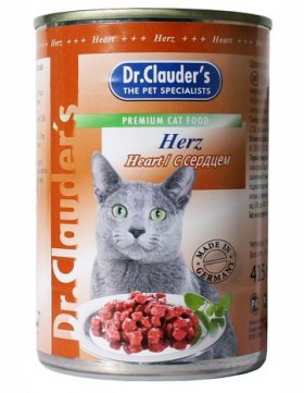 Консервы для кошек с сердцем / Dr. Clauder`s (Германия)