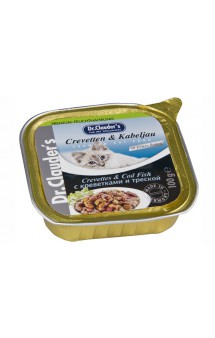 Корм для кошек с креветками и треской, кусочки в соусе / Dr. Clauder`s (Германия)