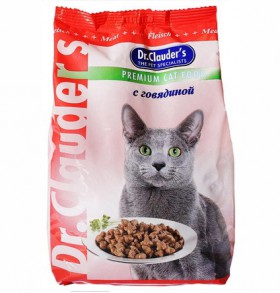 Сухой корм для кошек с Говядиной / Dr. Clauder`s (Германия)