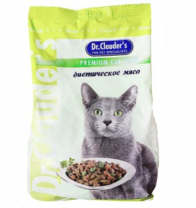 Сухой корм для кошек, Диетическое мясо / Dr. Clauder`s (Германия)