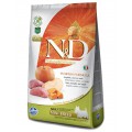 N&D Dog GF Pumpkin Boar and Apple Adult Mini, корм для собак мини пород с мясом Кабана, Яблоком и Тыквой / Farmina (Италия)