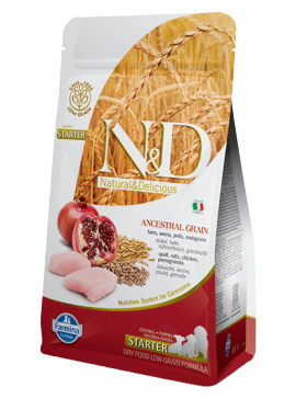 N&D Starter Puppy Chicken&Pomegranate, корм для новорожденных щенков / Farmina (Италия)