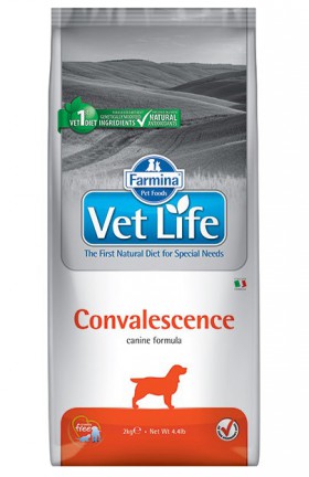 Vet Life Dog Convalescence, диета для собак в период восстановления / Farmina (Италия)