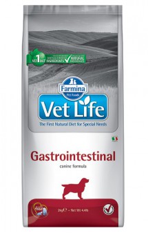 Vet Life Dog Gastrointestinal, диета для собак при нарушениях работы ЖКТ / Farmina (Италия)