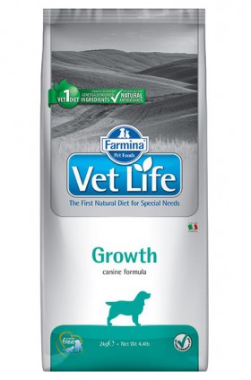 Vet Life Dog Growth, диета для щенков при нарушении роста / Farmina (Италия)