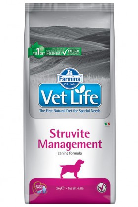 Vet Life Dog Struvite Management, диета для собак при лечении уролитов / Farmina (Италия)