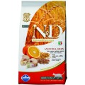 N&D Low Grain Cat Codfish & Orange, корм для кошек с Треской и Апельсином  /  Farmina (Италия)