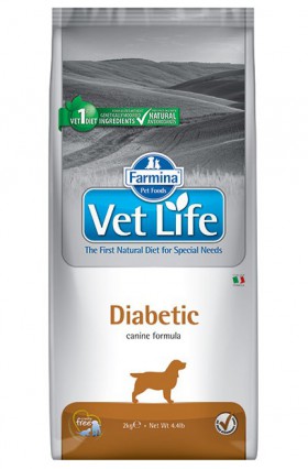 Vet Life Dog Diabetic, диета для собак при сахарном диабете / Farmina (Италия)