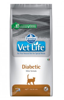 Vet Life Cat Diabetic диета для кошек при сахарном диабете / Farmina (Италия)