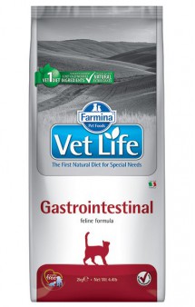 Vet Life Cat Gastrointestinal, диета для кошек при нарушении пищеварения / Farmina (Италия)