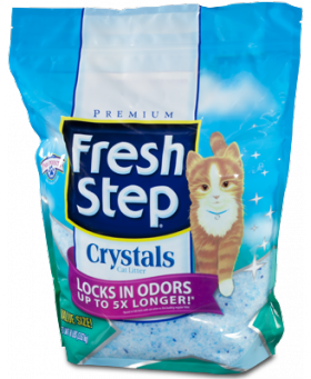 FRESH STEP Crystals силикагелевый наполнитель / Fresh Step (США)