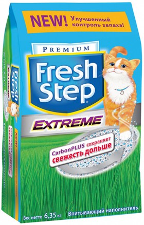 FRESH STEP Extreme,впитывающий наполнитель / Fresh Step (США)