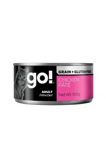 GO! Natural Holistic Grain Free Chicken Pate Cat, консервы беззерновые с Курицей для кошек, паштет / Petcurean (Канада)