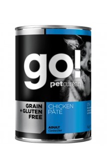 GO! NATURAL Holistic Grain Free Chicken Pate, консервы беззерновые с Курицей для собак, паштет / Petcurean (Канада)