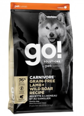 GO! CARNIVORE GF Lamb + Wild Boar, корм для собак, с Ягненком и Кабаном / Petcurean (Канада)
