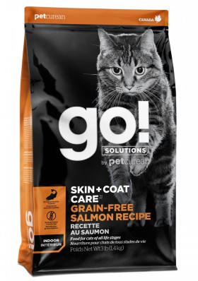 GO! SKIN + COAT, корм для котят и кошек, Лосось / Petcurean (Канада)