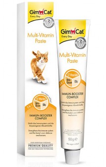 GimСat Multi-Vitamin Paste, Мультивитаминная паста для укрепления иммунной системы кошки / Gimborn (Германия)