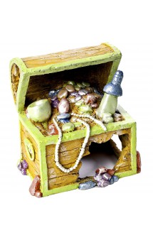Treasure Chest, Сундук с сокровищами, декорация с GLO-эффектом / GloFish (США)