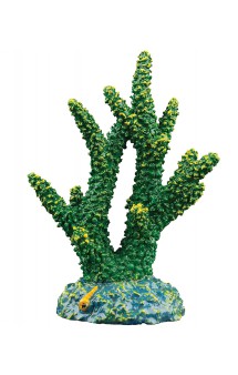 Coral Green, Зеленый коралл, декорация с GLO-эффектом / GloFish (США)