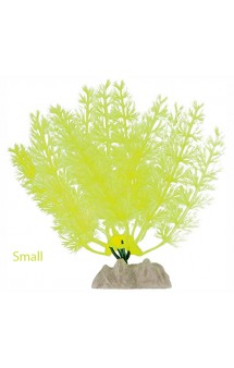 Fluorescent Plants Yellow, Желтое растение, декорация с GLO-эффектом / GloFish (США)
