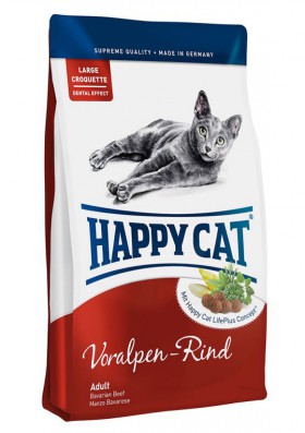 Supreme Adult Voralpen-Rind, корм для кошек с Альпийской говядиной / Happy Cat (Германия)