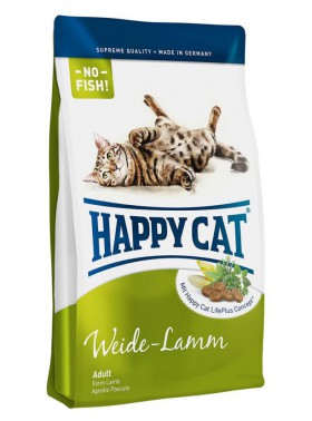 Supreme Adult Weide Lamm, корм для взрослых кошек, с Ягненком / Happy Cat (Германия)