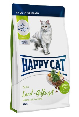 La Cuisine Land Geflügel, корм для кошек с домашней птицей / Happy Cat (Германия)