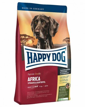 Supreme Sensible Africa, беззерновой корм для собак при аллергии / Happy Dog (Германия)