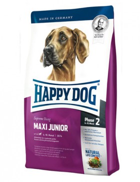 Supreme Maxi Junior, корм для юниоров крупных пород / Happy Dog (Германия)