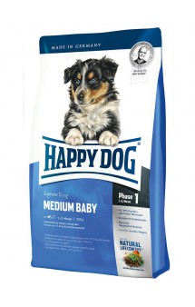 Supreme Medium Baby, корм для щенков средних пород / Happy Dog (Германия)