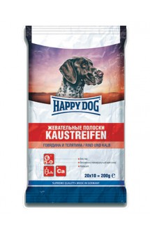 Жевательные полоски с Говядиной и Телятиной / Happy Dog (Германия)