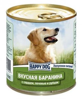 Консервы для собак "Барашек с Говядиной" / Happy Dog (Германия)