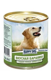 Консервы для собак "Барашек с Рисом" / Happy Dog (Германия)