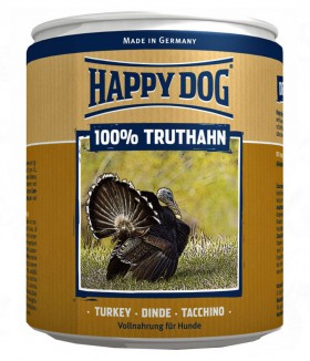 Консервы для собак, 100% Индейка / Happy Dog (Германия)