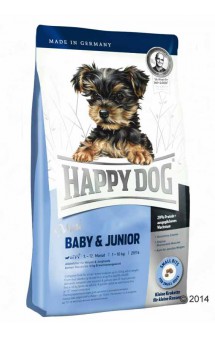 Supreme Young Mini Baby and Junior, корм для щенков малых пород / Happy Dog (Германия)