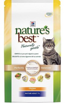 Nature's Best™ Feline Mature Adult Chicken, корм для пожилых кошек, с Курицей / Hill's (США-Нидерланды)