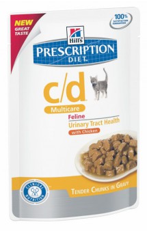 Prescription Diet™ Feline c/d™ Multicare with Chicken (пауч) / Hill's (США-Нидерланды)