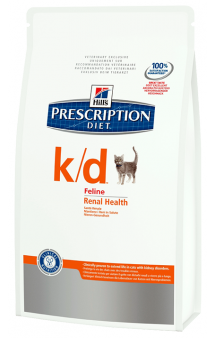 Prescription Diet™ Feline k/d™, корм для кошек при ХПН / Hill's (США-Нидерланды)