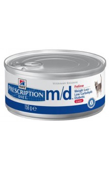 Prescription Diet™ Feline m/d™ (конс.), корм для кошек при диабете / Hill's (США-Нидерланды)