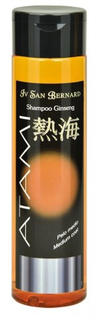 ATAMI Shampoo Ginseng,Женьшень шампунь антиоксидант для шерсти средней длины в период линьки / Iv San Bernard (Италия)