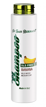 Traditional Line Plus Banana Shampoo SLS Free, кондиционер Банан для средней шерсти / Iv San Bernard (Италия)