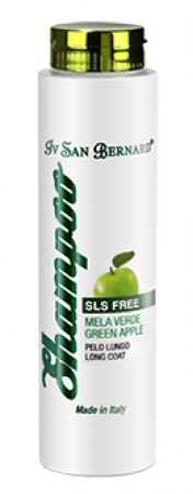 Traditional Line Plus Green Apple Shampoo SLS Free, шампунь Зеленое яблоко для длинной шерсти / Iv San Bernard (Италия)