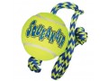 Игрушка для собак Air Теннисный мяч с канатом, средний / KONG (США)