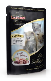Leonardo Poultry KITTEN, паучи для котят / Bewital Petfood (Германия)