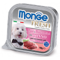 Dog Fresh Paté and Chunkies with Tuna, паштет для собак с Тунцом / Monge (Италия)