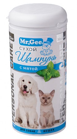 Personal Care mint, сухой шампунь с мятой, для собак и кошек / Mr. Gee (Великобритания)