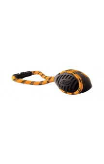 NERF Twister Tug, игрушка в виде мяча регби с веревкой / Nerf Dog (США)