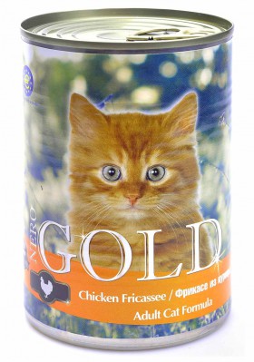Chicken Fricassee, "Фрикасе из курицы", кусочки в желе для кошек / Nero Gold (Нидерланды)