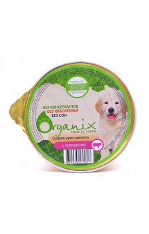 Мясное суфле для щенков с Говядиной / Organix (Россия)